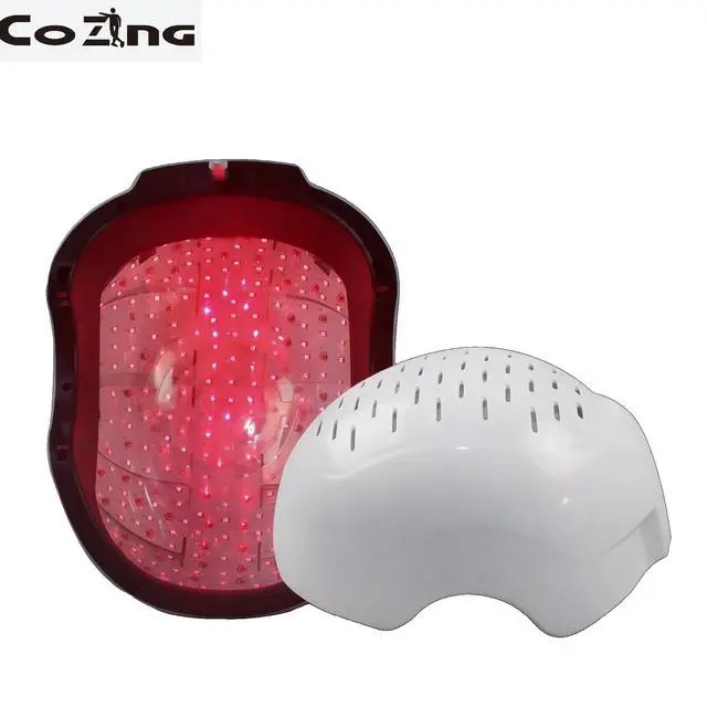 Alt view image 6 of 6 - 6750mW Max Laser Hair Growth System 90 Lasers 210 LEDs Dual Wavelength 12 Treatment Modes Frontal Crown Full Scalp Wireless Remote Control