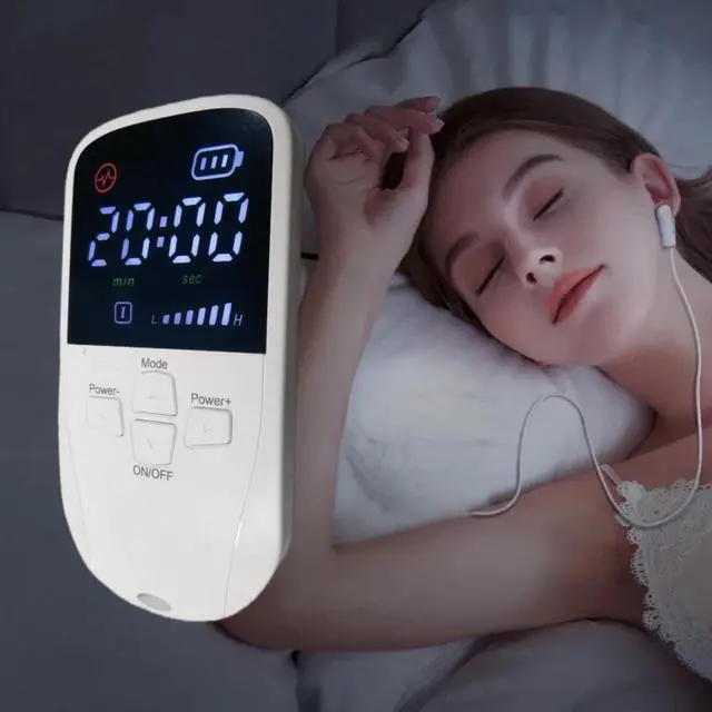 Alt view image 5 of 7 - CES Brain Electronic Therapy Stimulation Device Ear Clip Electrode Sleep Aid Insomnia Relief Reduce Anxiety Stress Relax