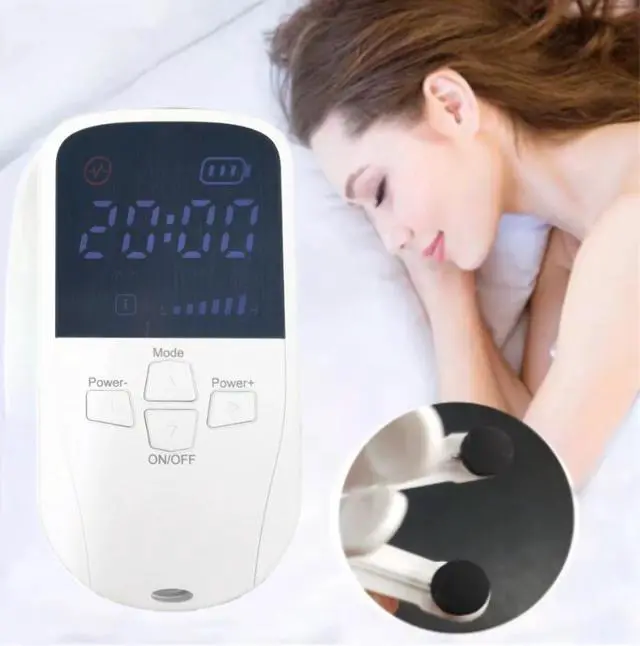 Alt view image 6 of 7 - CES Brain Electronic Therapy Stimulation Device Ear Clip Electrode Sleep Aid Insomnia Relief Reduce Anxiety Stress Relax