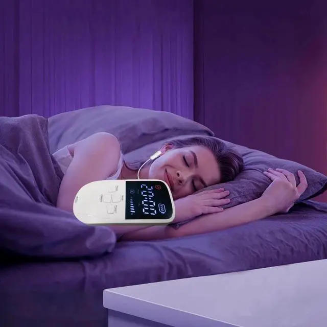 Alt view image 2 of 7 - CES Ear Clip Electrode Stimulation Device Brain Electronic Therapy Machine Sleep Aid Insomnia Relief Anxiety Reducer Relax