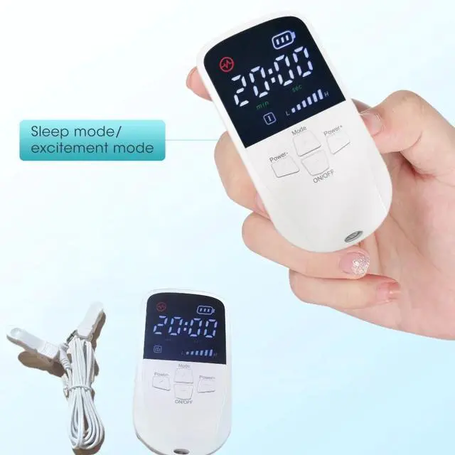 Alt view image 3 of 7 - CES Ear Clip Electrode Stimulation Device Brain Electronic Therapy Machine Sleep Aid Insomnia Relief Anxiety Reducer Relax