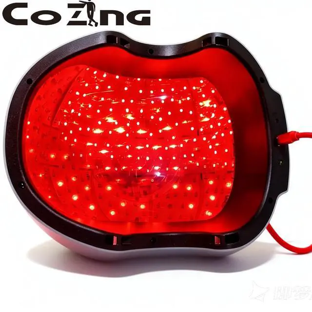 Alt view image 6 of 7 - Hair Regrowth Laser Cap with 12-Zone Precision Treatment COZING 210 Diodes +90LED 650nm Red Light Therapy Helmet