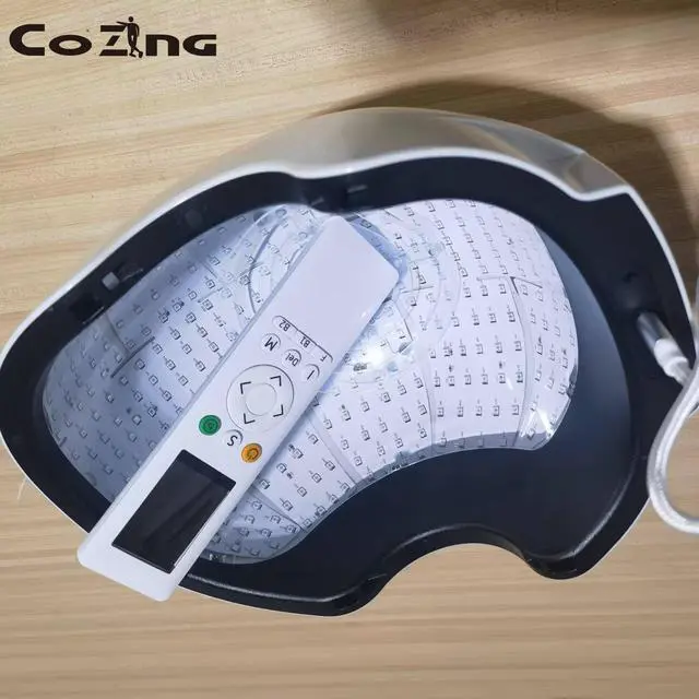 Main image of Hair Regrowth Laser Cap with 12-Zone Precision Treatment COZING 210 Diodes +90LED 650nm Red Light Therapy Helmet