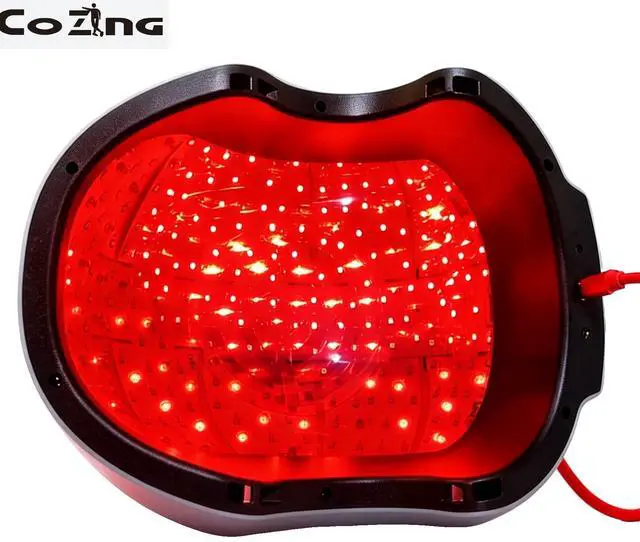 Alt view image 4 of 7 - COZING Laser Hair Growth Cap 12-Zone Precision Treatment 210 Diodes +90LED Red Light Therapy Helmet Anti Hair Loss Machine