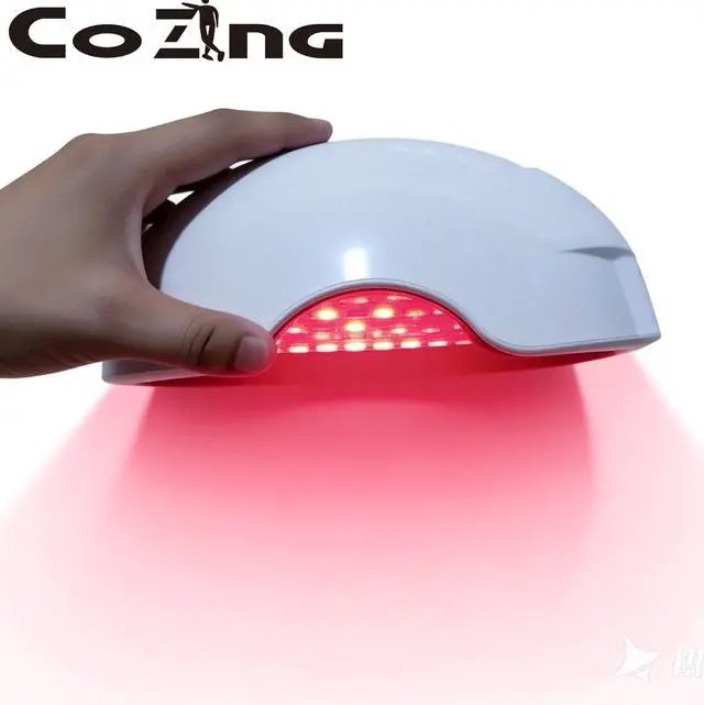 Alt view image 3 of 7 - COZING Laser Hair Growth Cap 12-Zone Precision Treatment 210 Diodes +90LED Red Light Therapy Helmet Anti Hair Loss Machine