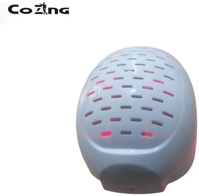 Alt view image 6 of 7 - COZING Laser Hair Growth Cap 12-Zone Precision Treatment 210 Diodes +90LED Red Light Therapy Helmet Anti Hair Loss Machine