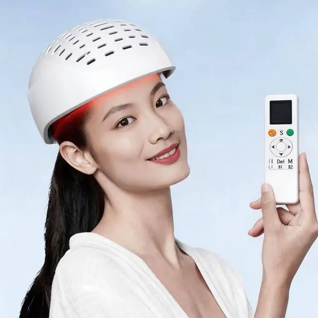 Alt view image 2 of 7 - COZING Laser Hair Growth Cap 12-Zone Precision Treatment 210 Diodes +90LED Red Light Therapy Helmet Anti Hair Loss Machine
