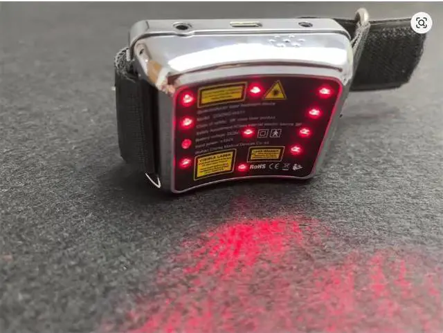 Alt view image 3 of 5 - Semiconductor Laser Treatment Instrument Laser Nasal Wrist Watch Diabetes Hypertension Sinusitis Lllt Cold Laser Therapy Device