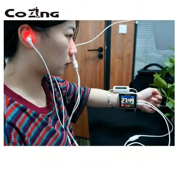 Alt view image 5 of 5 - No Side Effect Laser Blood Irradiation 650nm Diode Laser Physiotherapy Promotes Blood Flow for Home Care