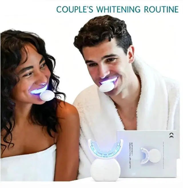 Alt view image 5 of 6 - Teeth Whitening Kit with 16 LED Accelerator Light, At Home Tooth Brightening Set 30+ Treatments, Enamel Safe Oral Care Kit for Daily Stain Reduction