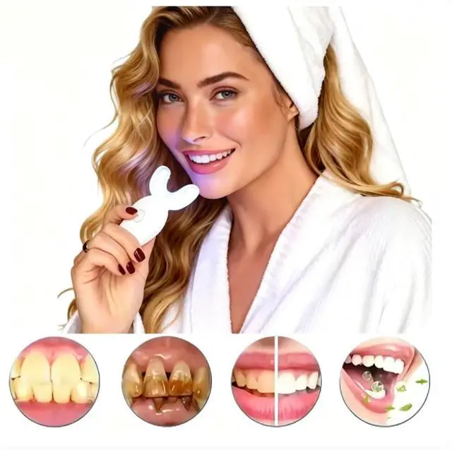 Alt view image 5 of 5 - Teeth Whitening Accelerator Light, 16x More Powerful Blue LED Light, Mouth Tray Teeth Whitening Enhancer Light Trays for Home Use
