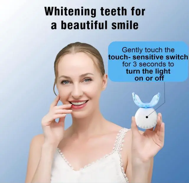 Alt view image 4 of 5 - Teeth Whitening Kit with LED Light for Sensitive Teeth, Remineralizing for Fast Results