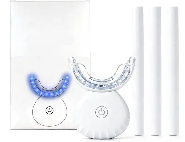 Alt view image 5 of 6 - U-Shaped Teeth Whitening Light Device Comfort-Focused Design with Secure Grip for Daily Oral Whitening at Home (White)