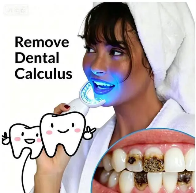 Alt view image 5 of 6 - Teeth Whitening Light,10X More Powerful Blue Led Light Connected with USB, Non-Battery Teeth Whitening LED Light in Home Use BLUE