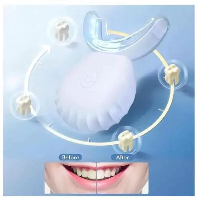 Alt view image 2 of 5 - BLUE Light Device Patent-Pending LED Mouthpiece, BPA-Free Silicone, Magnetic USB Charging