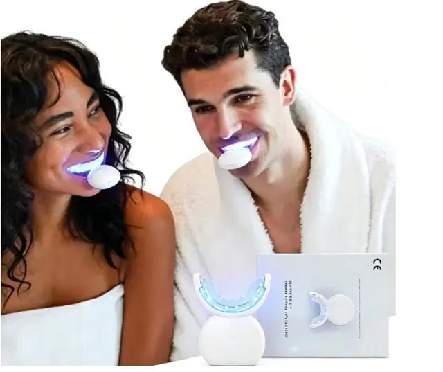 Alt view image 3 of 5 - Blue Gum Light and Blue Light Device for Teeth & Gums, Oral Care Teeth Whitening Accelerator & Gum Support Mouthpiece by COZING