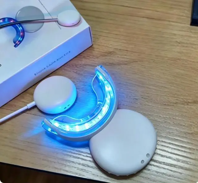 Alt view image 4 of 7 - Blue Light Therapy Device Rechargeable LED Light Wand for Body Pain Relief for Improves oral wellness and reduces inflammation,Blue