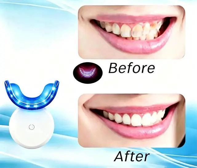 Alt view image 7 of 7 - Blue Light Therapy Device Rechargeable LED Light Wand for Body Pain Relief for Improves oral wellness and reduces inflammation,Blue