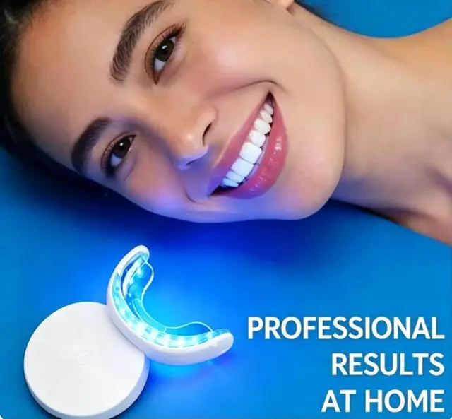 Alt view image 5 of 5 - Teeth Whitening Accelerator Light, LED Blue Light, Each 10 Minutes, USB Charger, Mouth Trays, Main unit with the USB wire*1+manual book*1+gift box*1(No power bank)