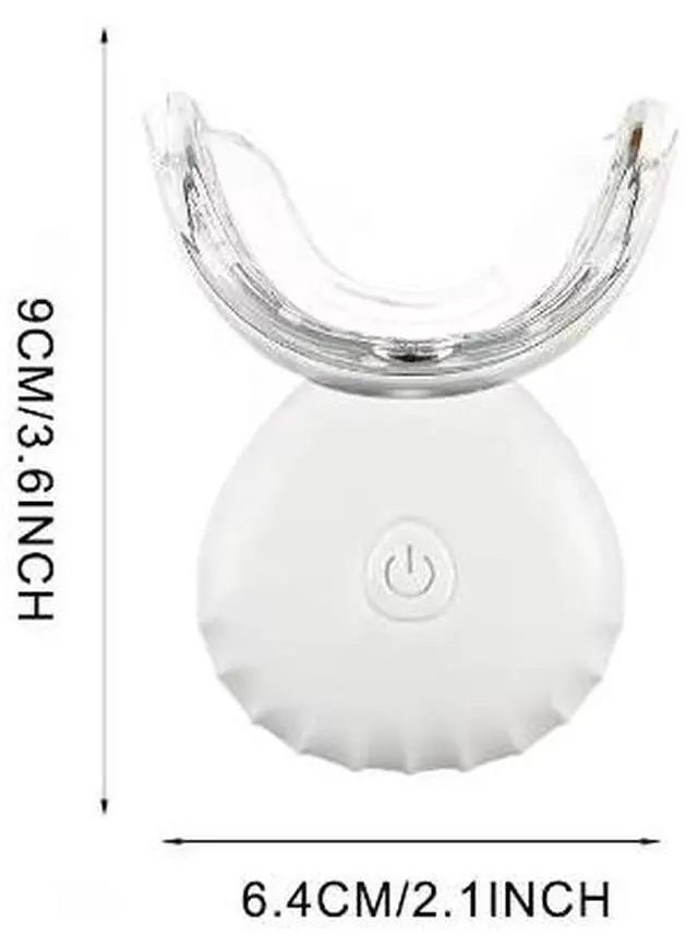 Alt view image 2 of 5 - Teeth Whitening Light with Mouth Trays- LED Powerful Accelerator Light Integrated with Smart Timer and Long Lasting Batteries