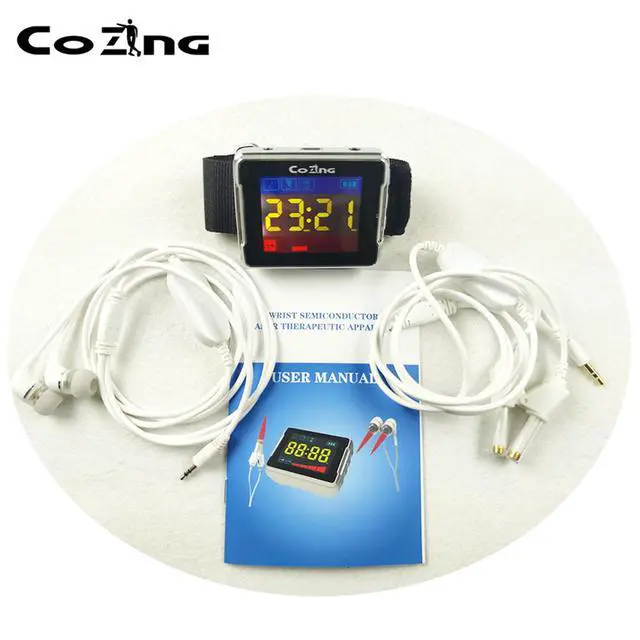 Alt view image 3 of 4 - Wholesale 13 Holes 650nm Laser Therapy Wrist Watch Diode LLLT for High Blood Pressure Sinusitis Laser Irradiation