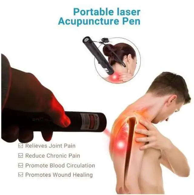 Alt view image 6 of 6 - Laser Therapy Physiotherapy Acupuncture Pen Rechargeable USB for Body Use for Human and Pets Pain Relief
