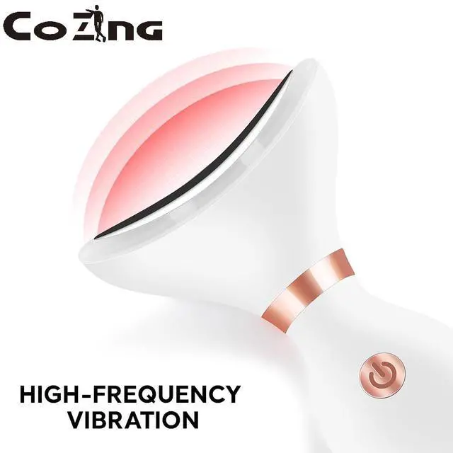 Alt view image 4 of 4 - COZING 3-in-1 LED Facial & Neck Massager with Heat, 3 Modes, Dolphin Design for Firming & Wrinkle Removal