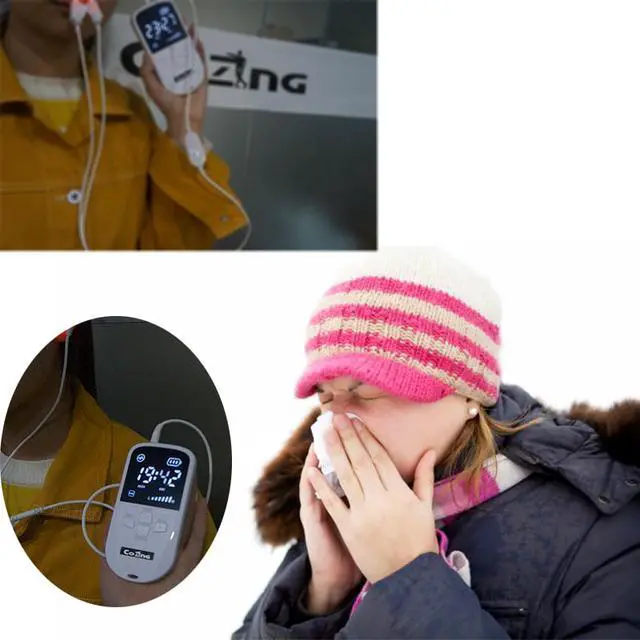Alt view image 2 of 3 - COZING-Nose Rhinitis Sinusitis Cure Laser Therapy Hay Fever Low Frequency Pulse Nose Massage Runny Sneeze Treatment Machine