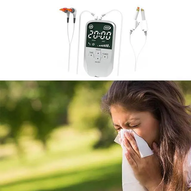 Alt view image 3 of 3 - COZING-Nose Rhinitis Sinusitis Cure Laser Therapy Hay Fever Low Frequency Pulse Nose Massage Runny Sneeze Treatment Machine