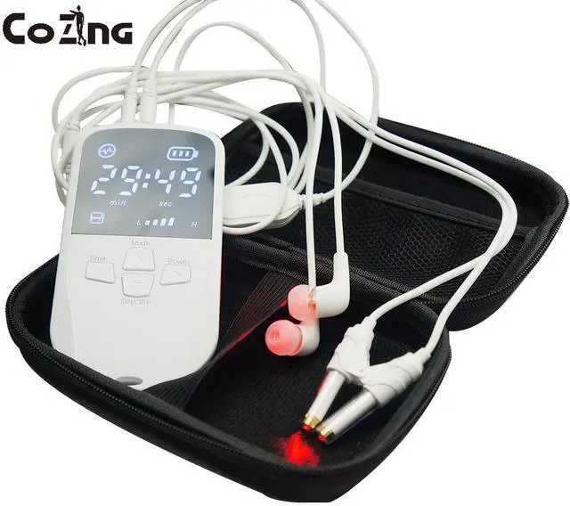 Main image of COZING-Tinnitus Rhinitis 2-in-1 Red Light Therapy Device 650nm Ear Nose Light Wave Irradiation Promotes Blood Circulation Relieve Pain