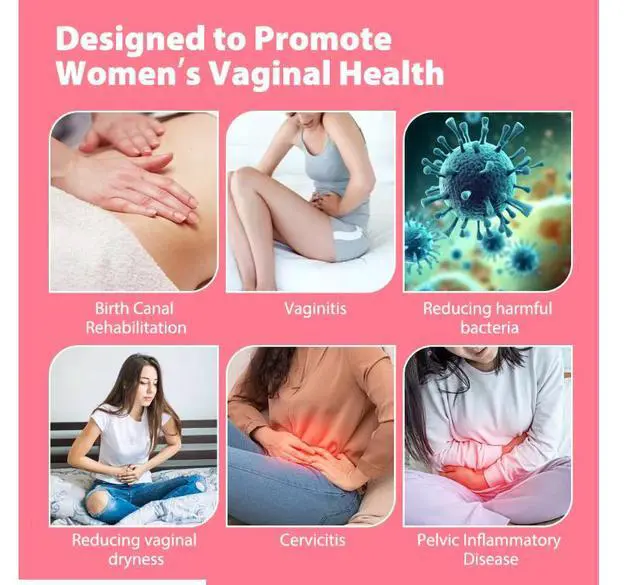 Alt view image 2 of 4 - Red Light Heating Women's Underwear with Abdominal Massager Relieves Abdominal Pain Cold Uterus Menstrual Cramps warm