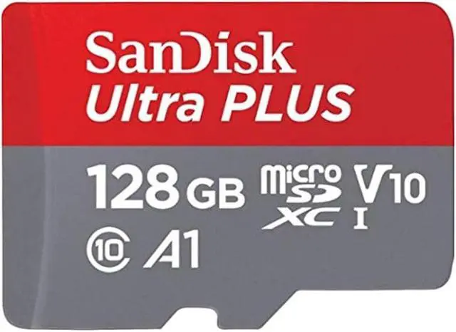 Alt view image 2 of 3 - Sandisk - Ultra Plus 128Gb Microsdxc Uhs-I Memory Card - 130Mb S, C10, U1, Full Hd, A1, Micro Sd Card - Sdsqua4-128G-Gn6Ma