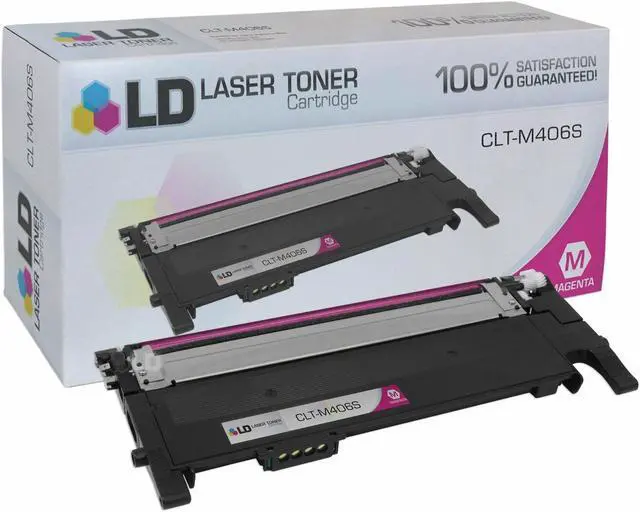 Alt view image 4 of 5 - LD For Samsung 4pk Toner CLT-K406S  CLT-M406S CLT-Y406S CLP-365 CLT-C406S