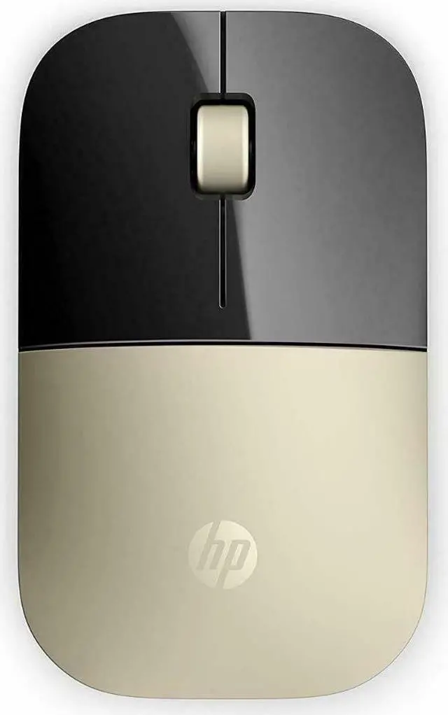 Main image of HP Z3700 Gold 2.4 GHz USB Wireless Mouse, X7Q43AA#ABL