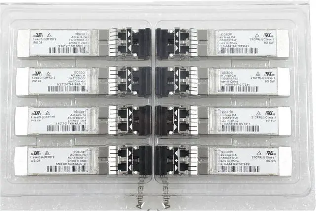 Main image of 8 Pack Brocade 300 5100 SFP+ Transceiver module 8 Gbps 57-1000117-01 XBR-000164