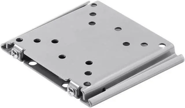 Alt view image 3 of 13 - Monoprice Titan Series Fixed Mini Wall Mount For Small 13" - 27" Inch TVs Displays, Max 66 LBS. 75x75 to 100x100, Silver, RoHS Compliant