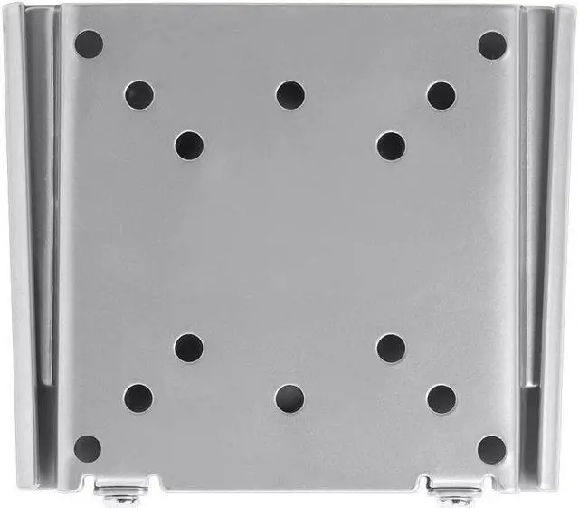 Alt view image 4 of 13 - Monoprice Titan Series Fixed Mini Wall Mount For Small 13" - 27" Inch TVs Displays, Max 66 LBS. 75x75 to 100x100, Silver, RoHS Compliant