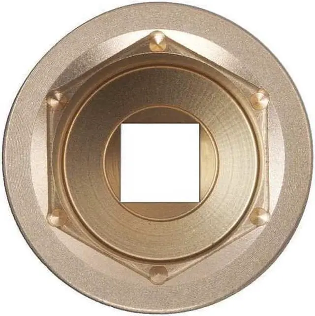 Alt view image 2 of 4 - Ampco Socket Natural  High Strength Nickel Aluminum Bronze  DW-3/8D9/16