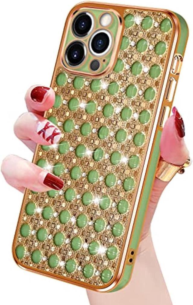 Girly Phone Cases , Sparkly Glitter Luxury Bling Diamonds Women