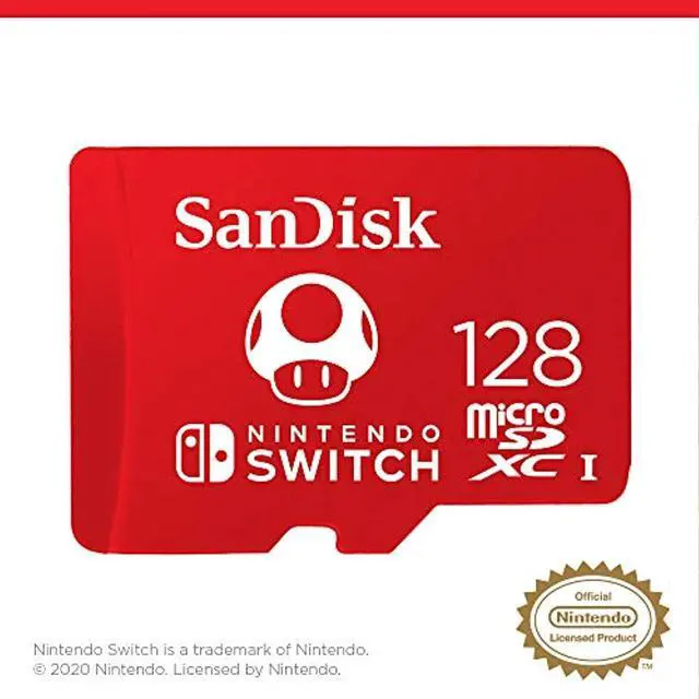 Alt view image 2 of 7 - Sandisk 128Gb Microsdxc-Card, Licensed For Nintendo-SwitchSdsqxao-128G-Gnczn