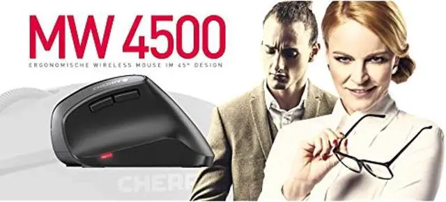 Alt view image 6 of 7 - Mw4500 Wireless Vertical Ergonomic Optical Mouse, Up To 1200 Dpi, 6 Buttons And Scroll Wheel For Laptop, Pc, Desktop Or Mac. Right Handed.