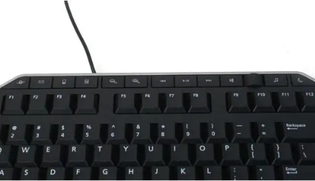 Alt view image 2 of 7 - Genuine 1Rw52 Kb522 X20m8 7Vhy1 Dell Business Multimedia Usb Wired 104-Key 14-Hot Keys 2 Usb Hub Keyboard Compatible Part Numbers: 1Rw52, Kb522, X20m8, 7Vhy1