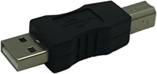 Alt view image 2 of 7 - Usb Type A Male To Usb Type B Male Connector Converter Adapter (2Pack)