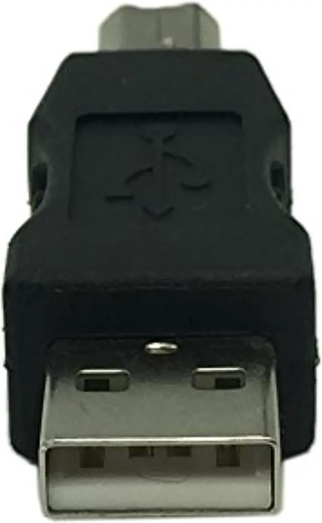 Alt view image 5 of 7 - Usb Type A Male To Usb Type B Male Connector Converter Adapter (2Pack)