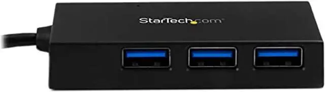 Alt view image 7 of 7 - .Com 4 Port Usb C HubUsb Type-C Hub W/ 4X Usb-A Ports (Usb 3.0/3.1 Gen 1 Superspeed 5Gbps)Usb Bus Or Self PowerPortable Usb-C To Usb-A Bc 1.2 Charging Hub W/ Power Adapter (Hb30c