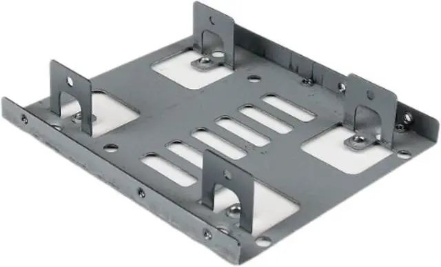 Alt view image 2 of 6 - .Com 2.5" To 3.5" Sata Hard Drive Mounting Bracket KitDual Sata Ssds/Hdds Mounting Bracket For Mounting Bay (Bracket25x2) Steel