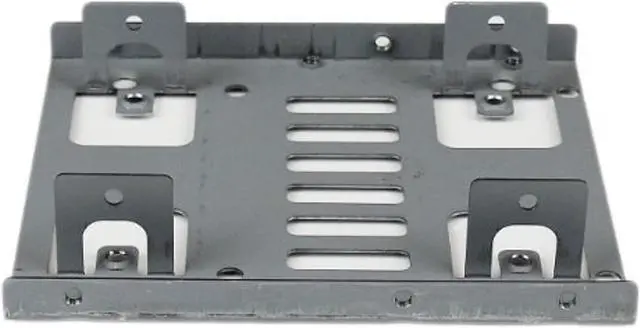 Alt view image 3 of 6 - .Com 2.5" To 3.5" Sata Hard Drive Mounting Bracket KitDual Sata Ssds/Hdds Mounting Bracket For Mounting Bay (Bracket25x2) Steel
