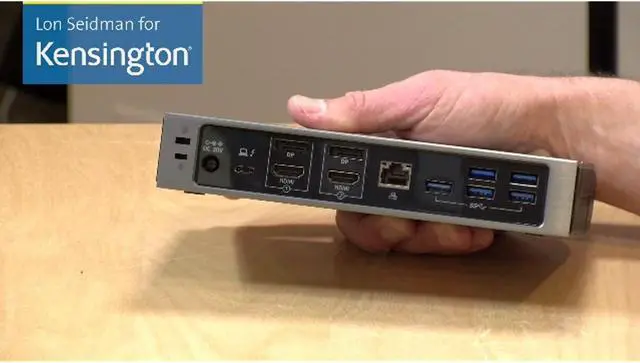 Alt view image 7 of 7 - Thunderbolt 3 And Usb-C Docking Station Sd5600t100W Power Delivery, Sd Card Readers, Dual 4K Hdmi Or Displayport, For Mac, Windows And Surface (K34009us)