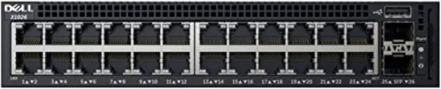 Main image of Dell Networking X1026Switch24 PortsManagedRack-Mountable, Black (463-5537)