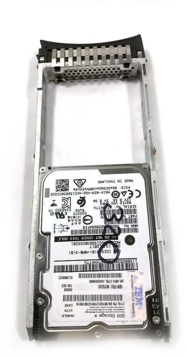 Alt view image 3 of 3 - (NOT FOR HOME PC!) Lot of 5 98Y6320 IBM 300GB SAS 6G 15K SFF SED HDD Hard Disk Drive FOR DS8000